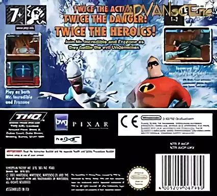 Image n° 2 - boxback : Incredibles - Rise of the Underminer, The